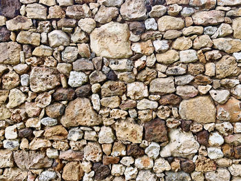 Full frame shot of stone wall