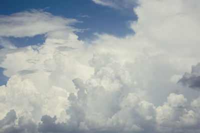 Low angle view of clouds in sky