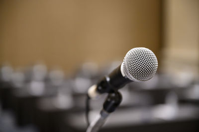 Close-up of lighting equipment