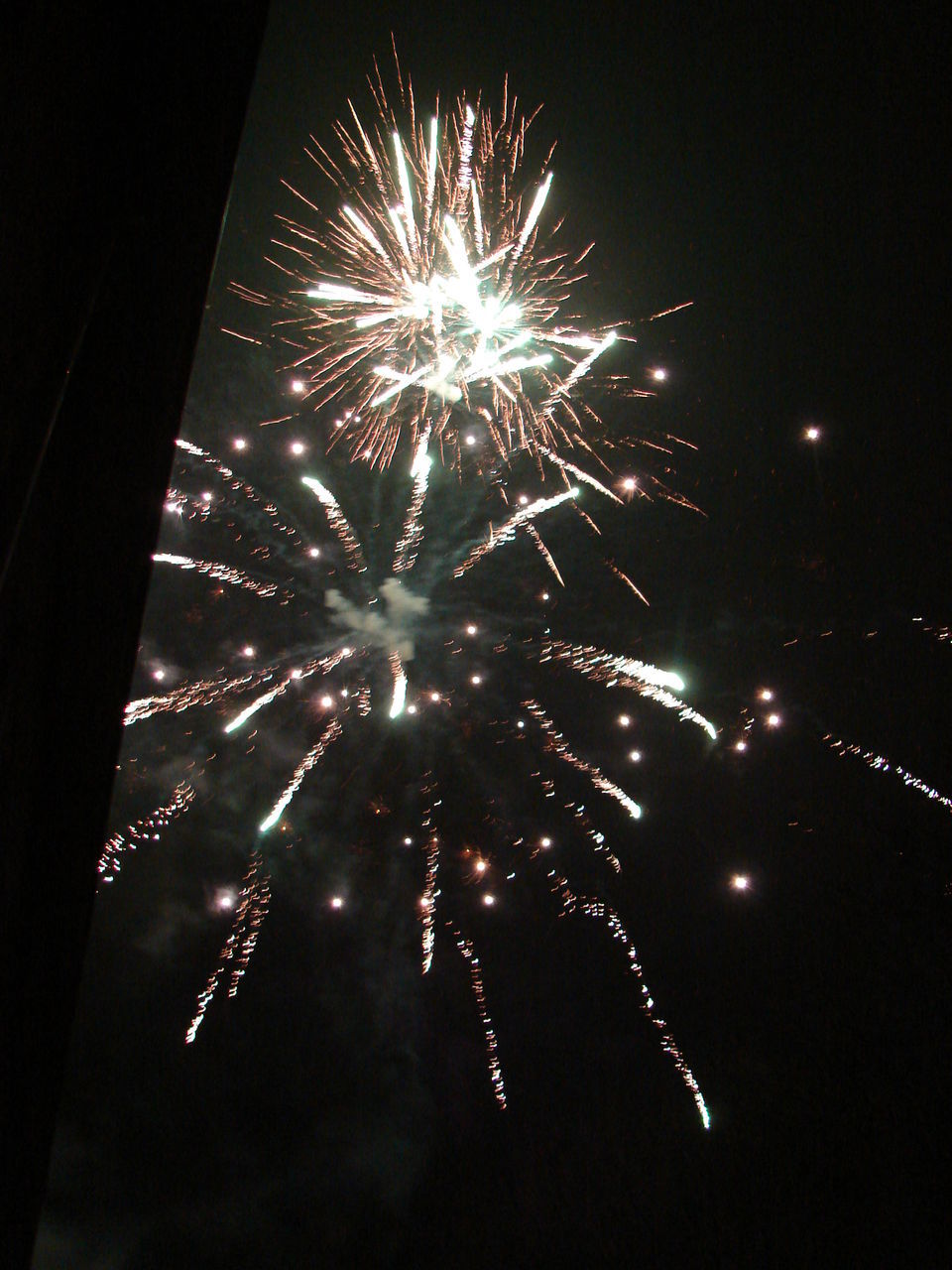 FIREWORK DISPLAY AT NIGHT