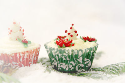 Close-up of cup cakes