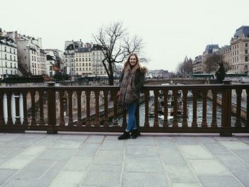 View of bridge in city