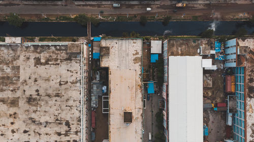Full frame shot of old building