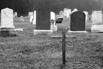 View of cemetery