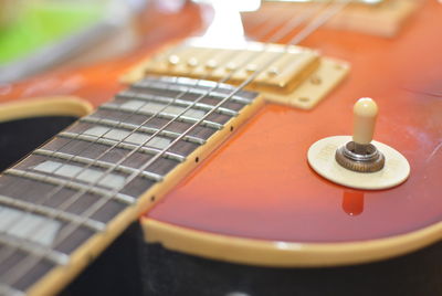 Close-up of guitar