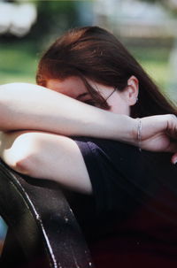 Woman looking away