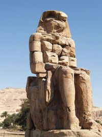 Low angle view of statue