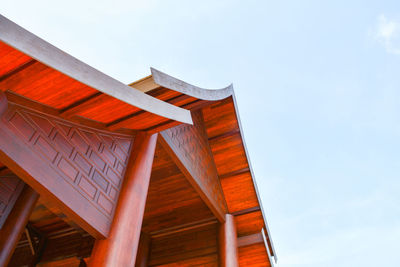 Low angle view of building against sky