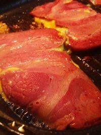 Close-up of served food