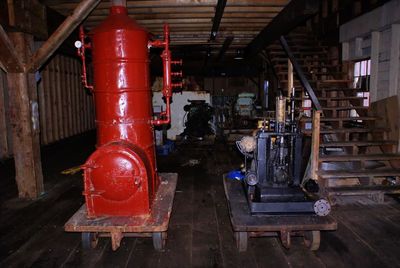 Close-up of old abandoned factory