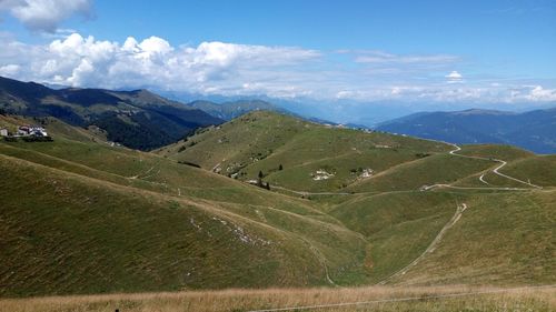 Scenic view of landscape against sky