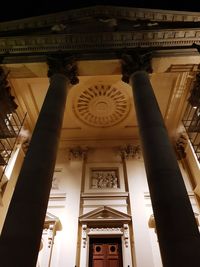 Low angle view of historical building