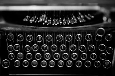 Close-up of computer keyboard