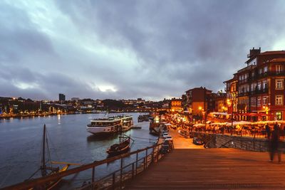 View of city at waterfront