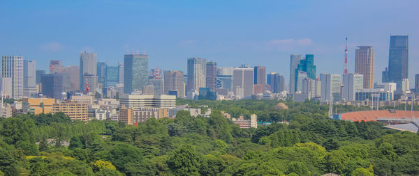 Skyscrapers in city