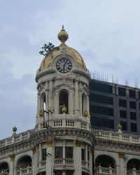 Low angle view of historical building against sky