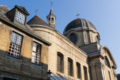 Low angle view of building against sky