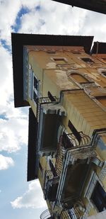 Low angle view of building against sky