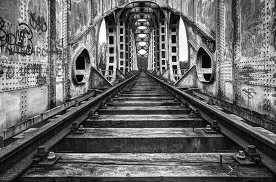 Interior view of bridge in lanaken