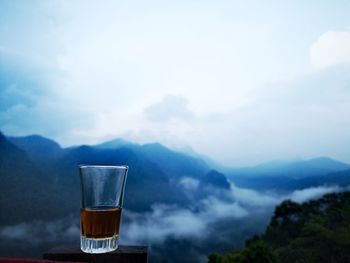 A shot of rum by the clouds.