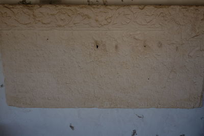 Close-up of white wall