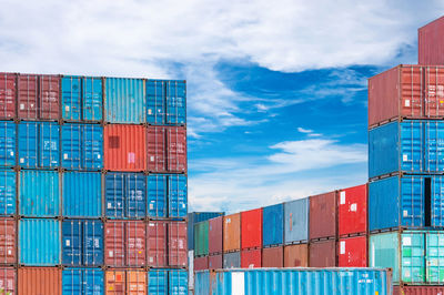 Container logistic. cargo and shipping business. container ship for import and export logistic. 