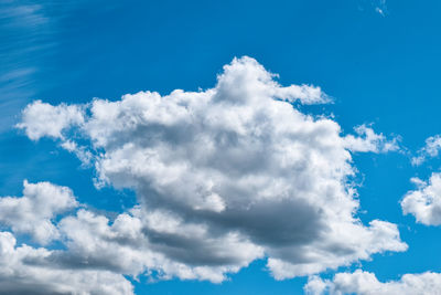 Low angle view of clouds in sky