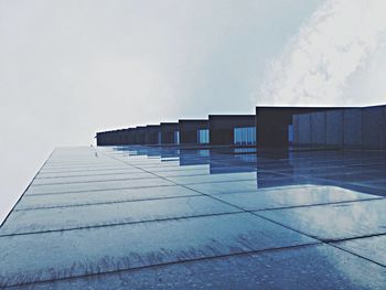 Low angle view of modern building