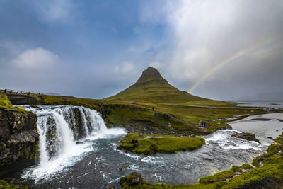 Mount kirkjufell, grundarfjörður, iceland