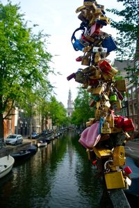 Boats in canal