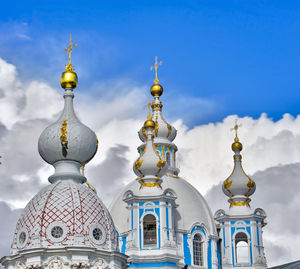 Low angle view of building against sky