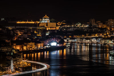 Porto portugal by night
