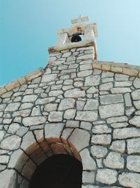 Low angle view of historical building