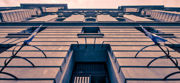 Low angle view of building against sky