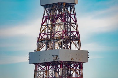 Low angle view of tower against sky