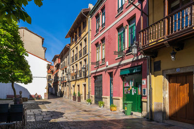 Street amidst buildings in city