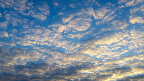 Low angle view of dramatic sky