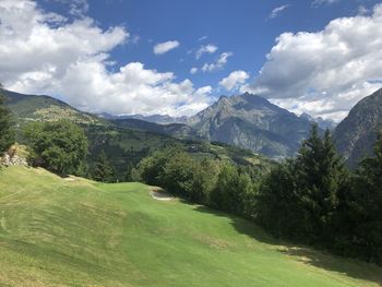 Scenic view of landscape against sky