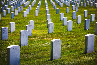 View of cemetery