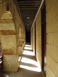 Corridor of building
