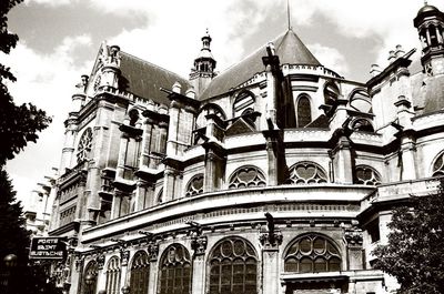 Low angle view of church