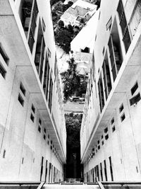 Low angle view of buildings in town