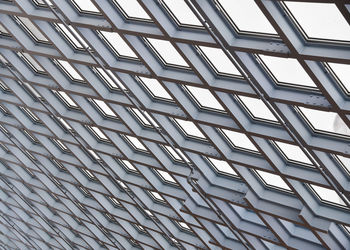 Architecture design windows of the seattle public library.