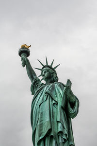 Low angle view of statue