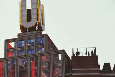 Low angle view of building against sky