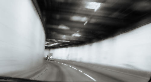 Interior of tunnel