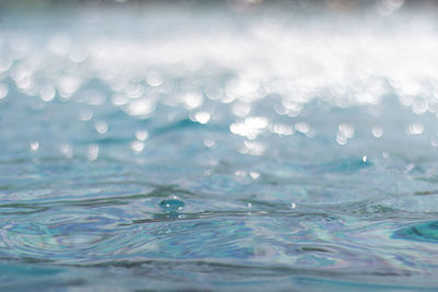 Full frame shot of water in swimming pool