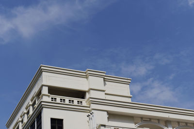 Low angle view of building against sky