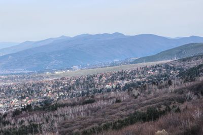 Aerial view of cityscape