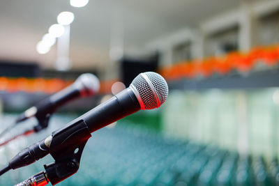 Close-up of machine part